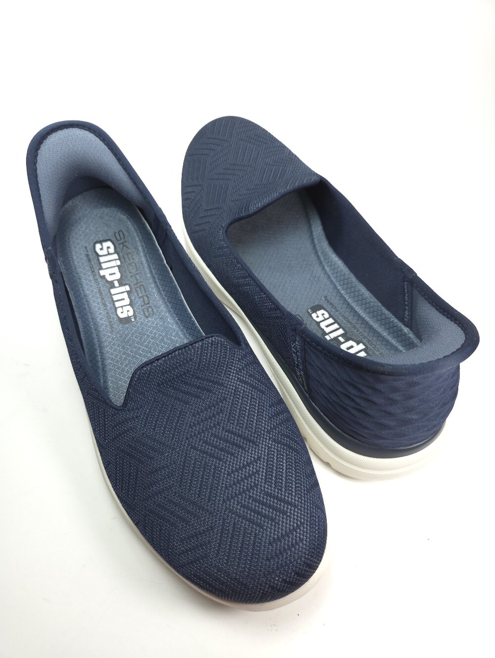 Skechers Slip‑ins On‑the‑GO Flex Astonish Navy Hands‑Free Walking Shoes Sz 8 - Picture 15 of 15
